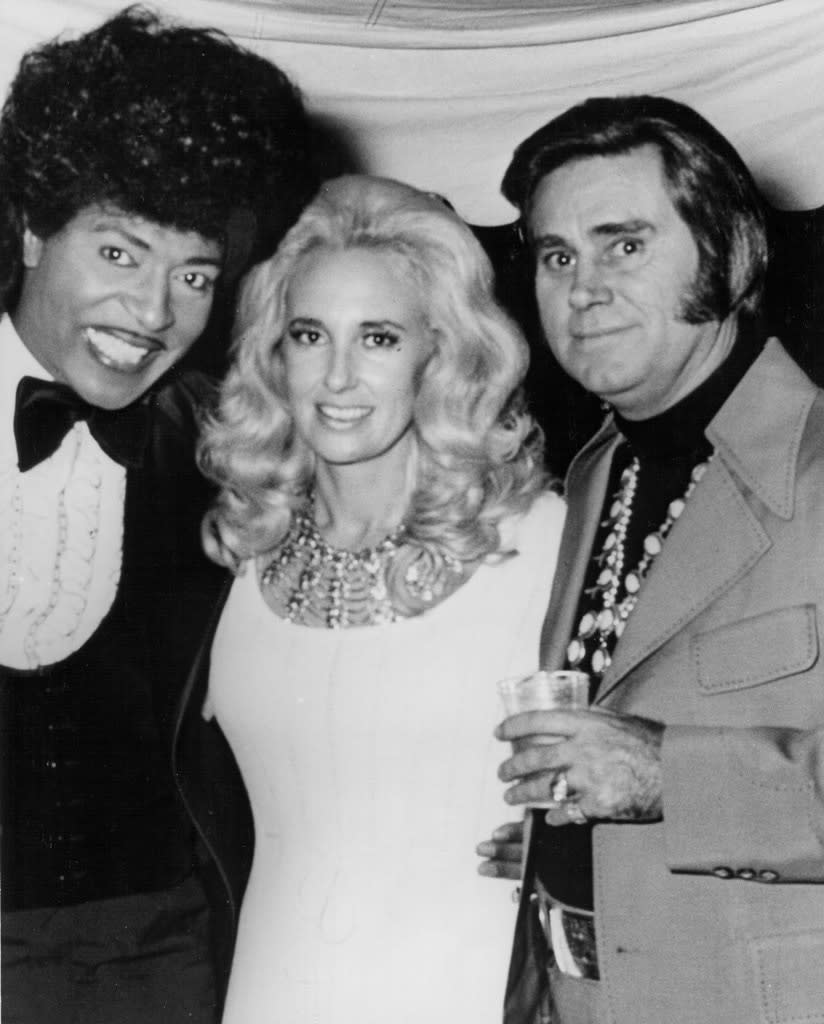 George Jones, Tammy Wynette, Little Richard, 1972