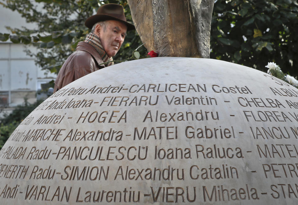 Romania nightclub memorial