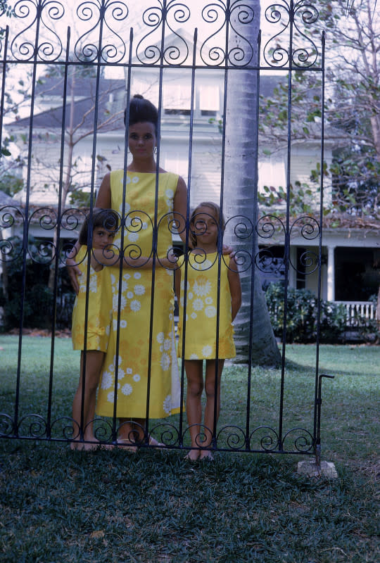 Lilly and her daughters in her shift dresses in the 1960s<p>Photo: Courtesy of Lilly Pulitzer</p>