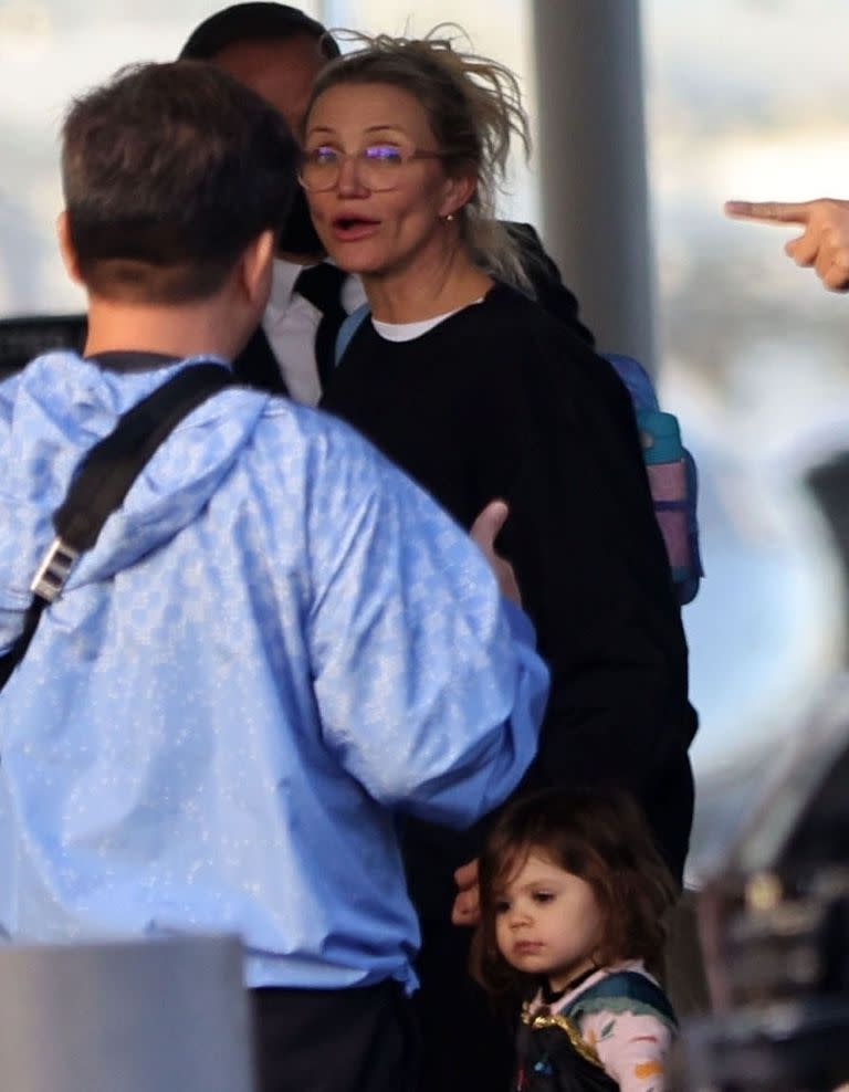 Cameron Diaz y Nicole Richie pasaron las fiestas de fin de año en familia en Londres, donde la primera de ellas estuvo rodando su primera película desde que salió de su retiro