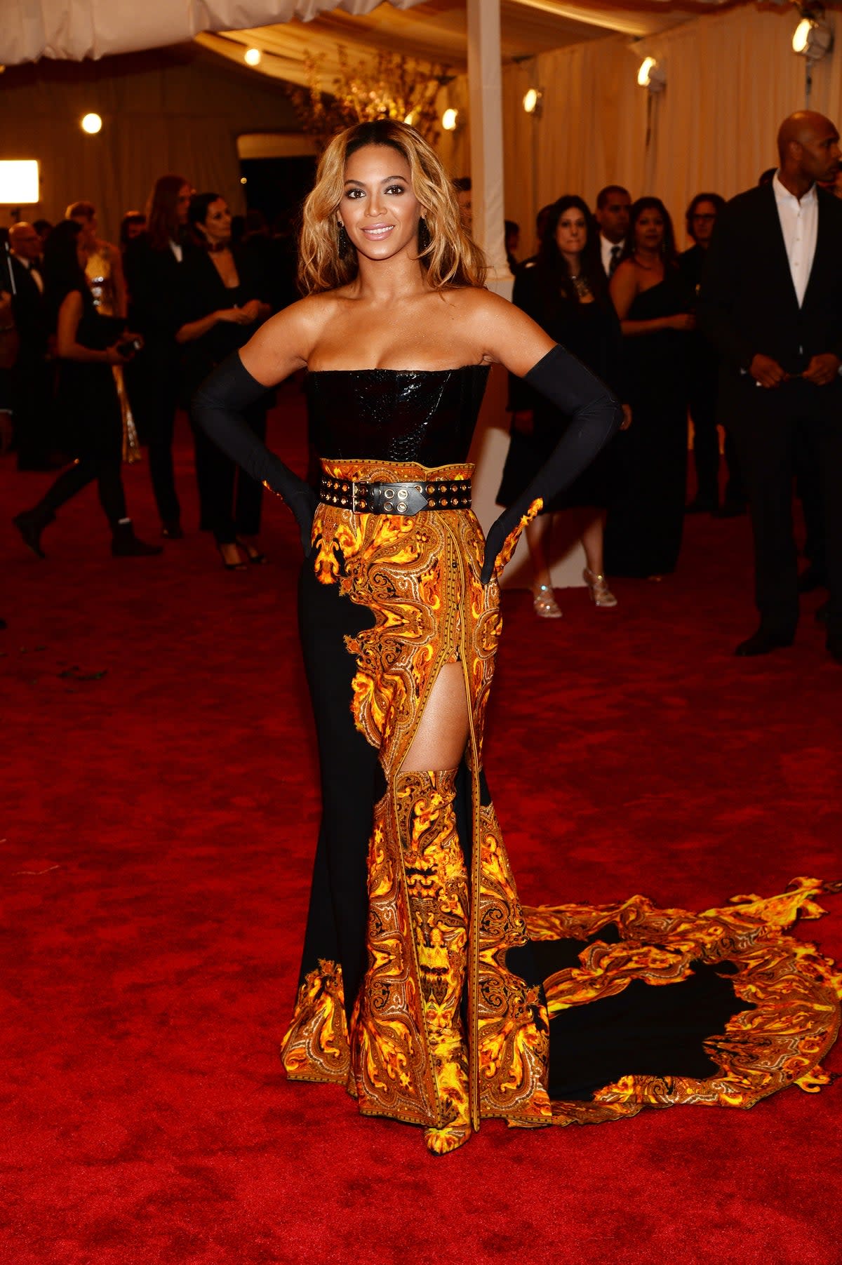 Beyoncé attends the Costume Institute Gala for the 