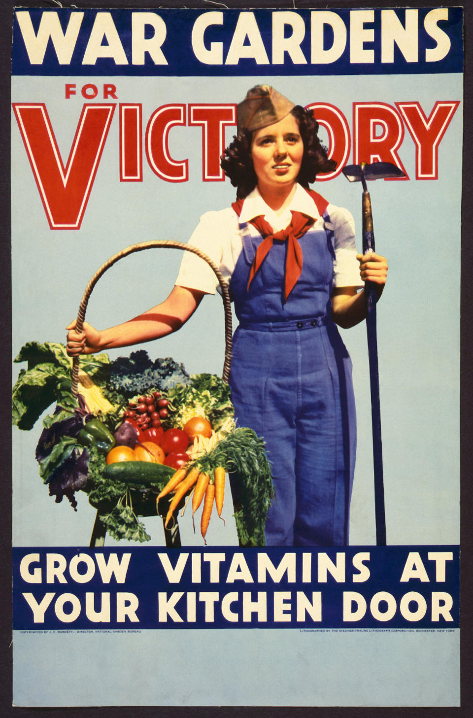 An American poster from 1942 promoting Victory Gardens. (Photo: Galerie Bilderwelt via Getty Images)