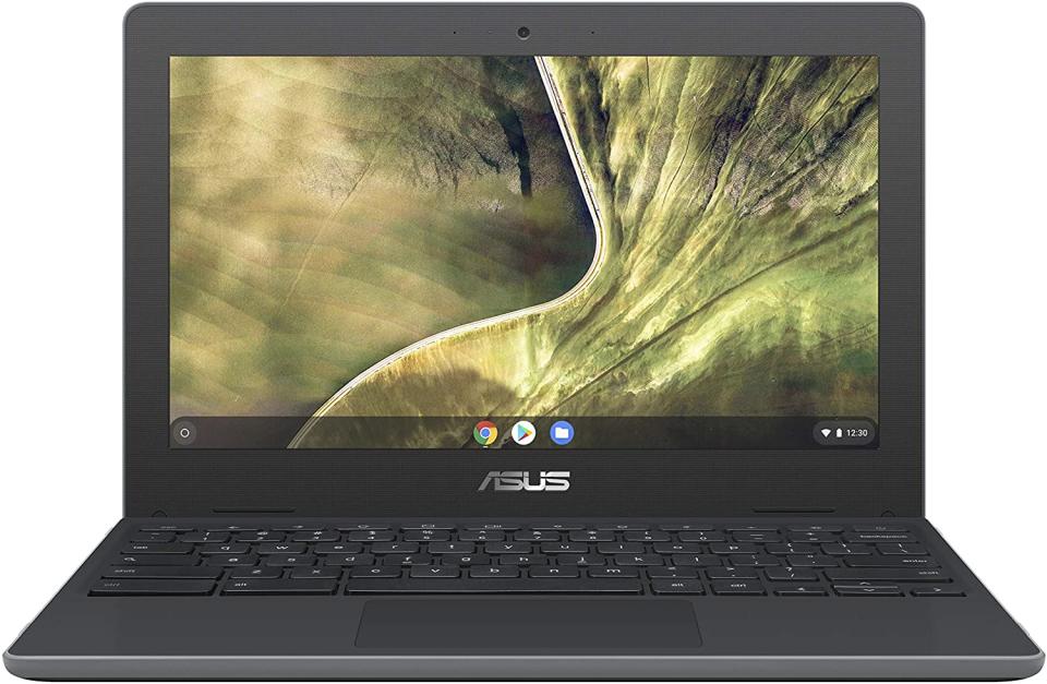 ASUS Chromebook C204EE Rugged & Spill Resistant Laptop. Image via Amazon.