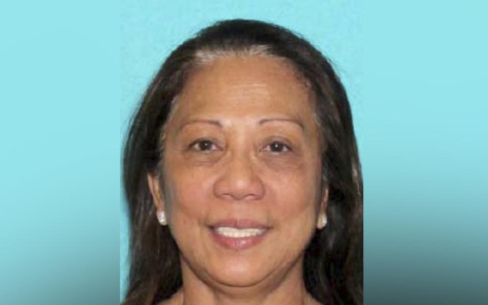 This undated photo provided by the Las Vegas Metropolitan Police Department shows Marilou Danley, 62, who returned to the U.S. from the Philippines on Oct. 3 and was met at Los Angeles International Airport by FBI agents, according to a law enforcement official. (Photo: Las Vegas Metropolitan Police Department via AP)