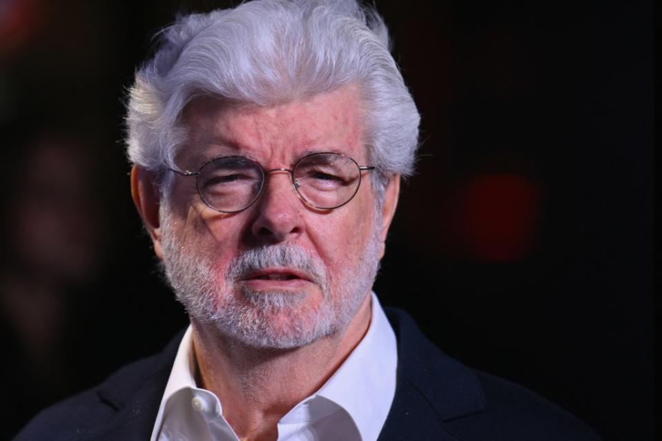 George Lucas at the GQ Global Creativity awards in New York on April 11, 2024. AFP via Getty Images