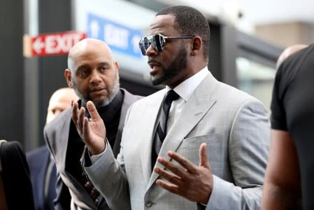 R. Kelly at the Criminal Court Building in Chicago