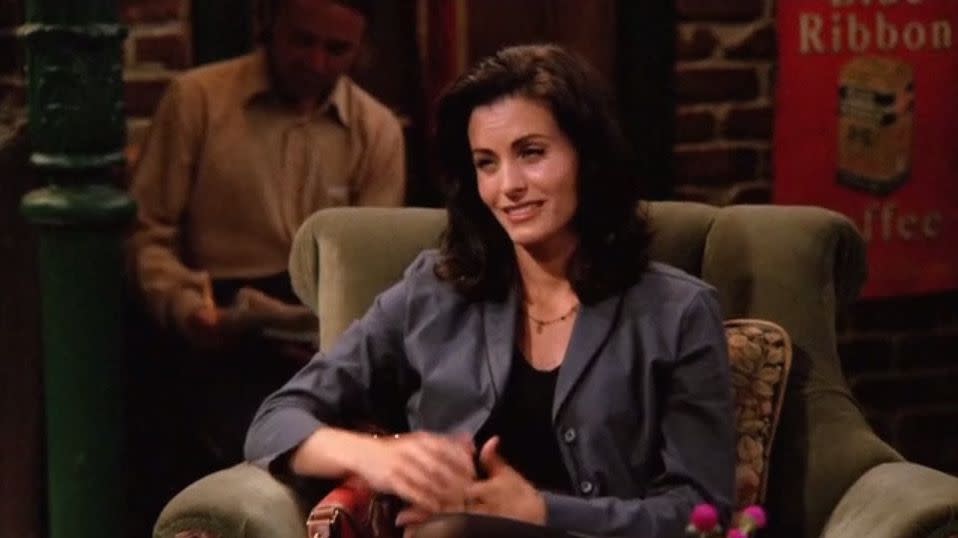 courteney cox as monica in friends