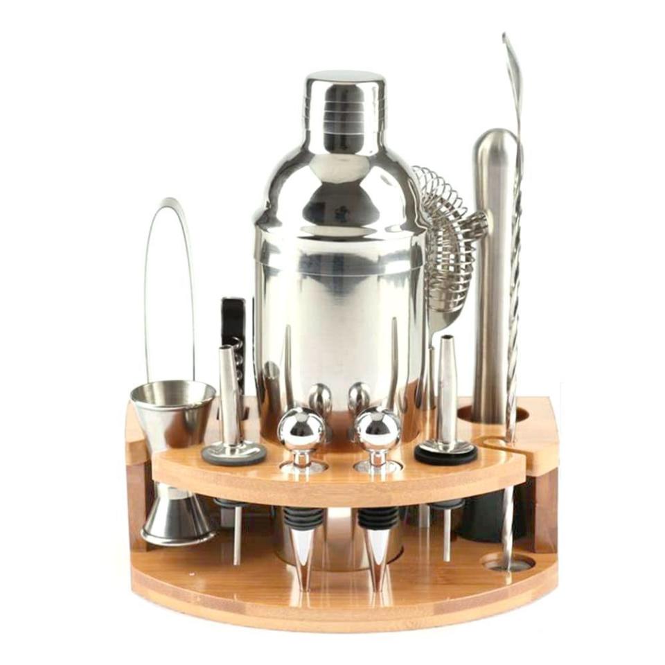 9) Cocktail Shaker Bar Set