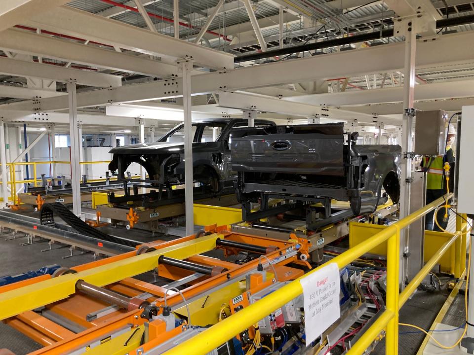 Ford Rouge Electric Vehicle Center, where it will build the F-150 Lightning EV.