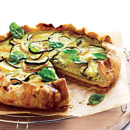 Summer Squash and Ricotta Galette