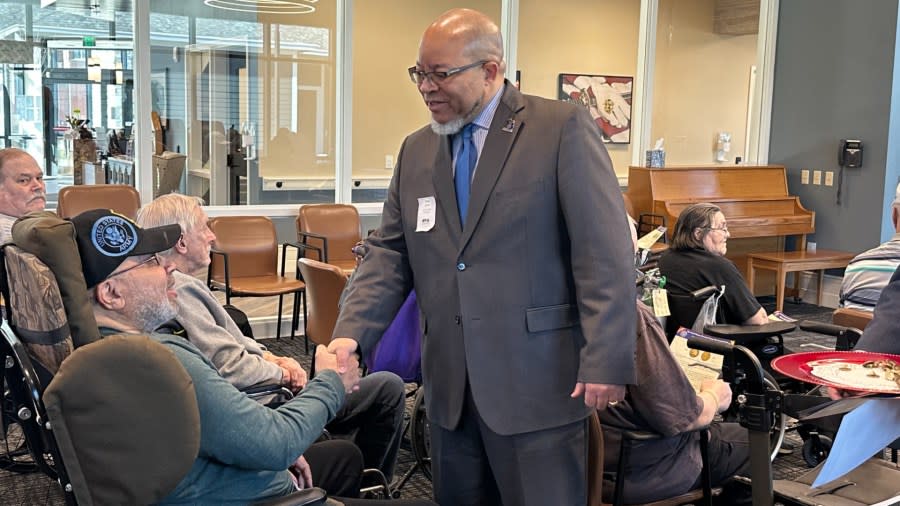 The Vietnam Veterans Pinning Ceremony in Grand Rapids on March 28, 2024.