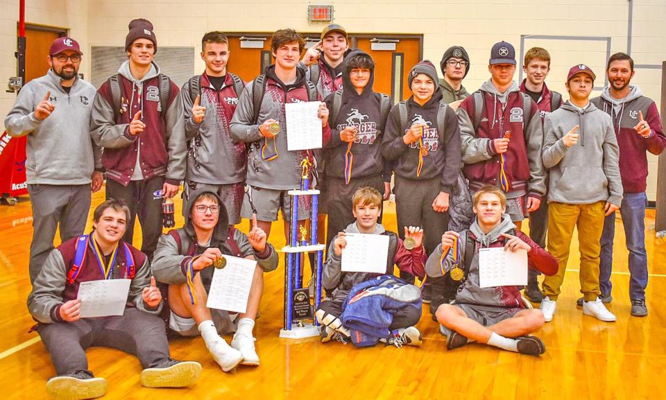 Union City wrestling earned the win at Saturday's Battle Creek Central wrestling tournament