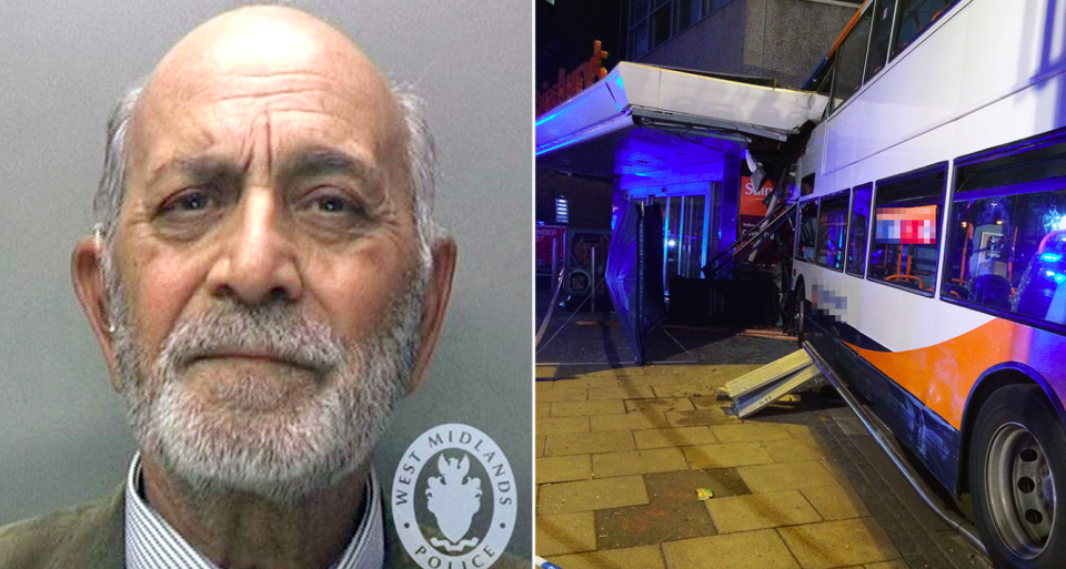 Kailash Chander and Midland Red (South) will be sentenced on Tuesday for a crash which left a seven-year-old boy and a pensioner dead when a bus crashed into Sainbury’s in Coventry city centre. (West Midlands Police)