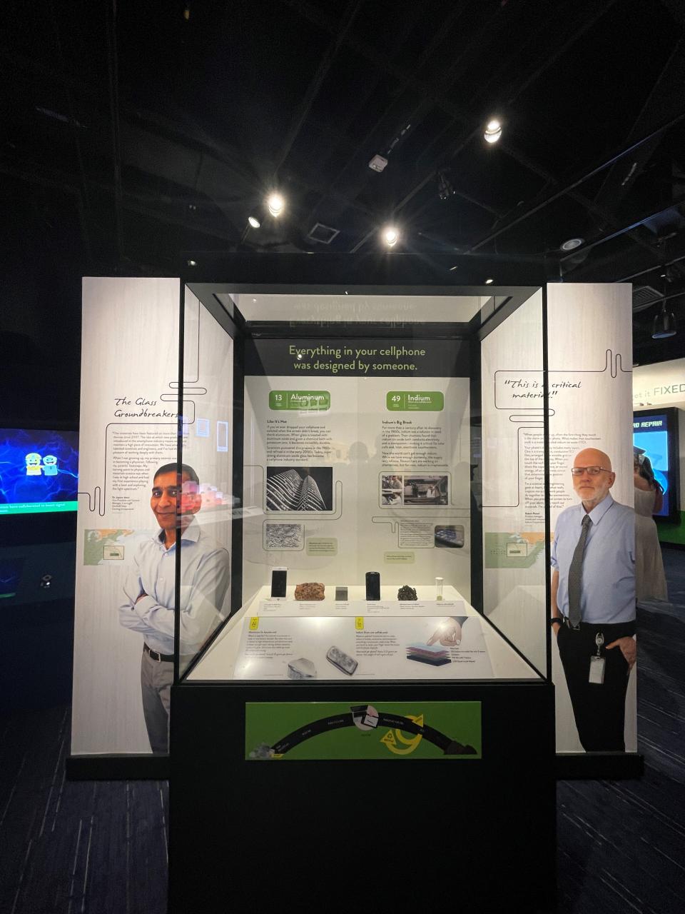 Materials from Indium Corporation are included in Smithsonian exhibit on cellphone technology.