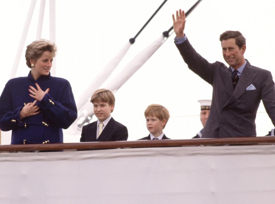 Princess Diana, Prince William, Prince Harry, Prince Charles, Canada, 1991