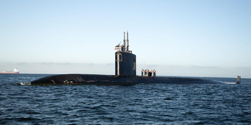 Navy submarine USS Asheville Perth Australia
