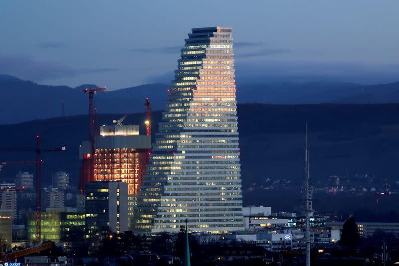 FILE PHOTO: Headquarters of Swiss drugmaker Roche are seen in Basel