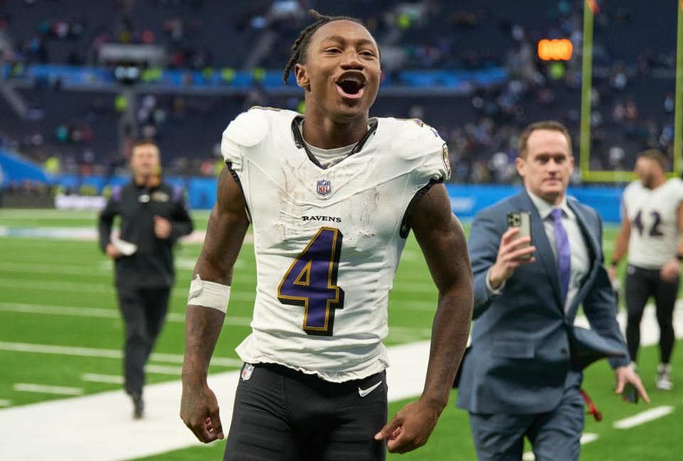 After scoring his first career touchdown in London, Zay Flowers and the Baltimore Ravens return home to take on the Detroit Lions in Week 7.