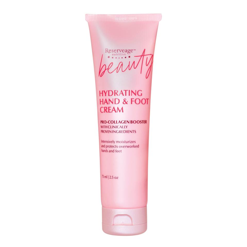 <p><a href="https://go.redirectingat.com?id=74968X1596630&url=https%3A%2F%2Fwww.walmart.com%2Fip%2FReserveage-Beauty-Hydrating-Hand-Foot-Cream-Pro-Collagen-Booster-Micro-Encapsulated-Copper-Peptides-Moisturizes-Rehydrates-Protects-Measurable-Result%2F884724270&sref=https%3A%2F%2Fwww.goodhousekeeping.com%2Fbeauty-products%2Fbest-lotions%2Fa25136153%2Fbest-hand-cream%2F" rel="nofollow noopener" target="_blank" data-ylk="slk:Shop Now;elm:context_link;itc:0;sec:content-canvas" class="link ">Shop Now</a></p><p>Hydrating Hand & Foot Cream</p><p>$44.52</p><p>walmart.com</p><span class="copyright">Reserveage</span>