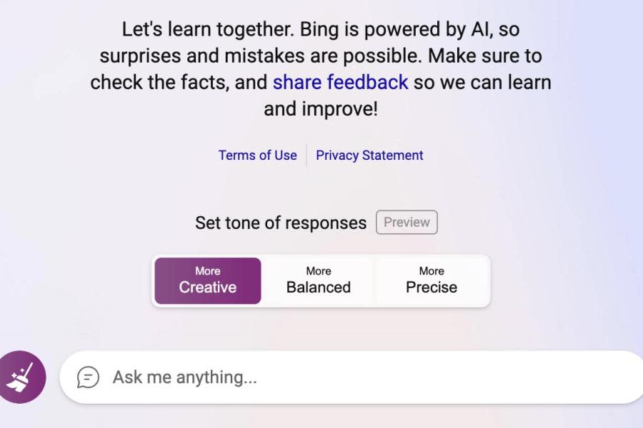 Bing con ChatGPT ahora puede tener diferentes personalidades