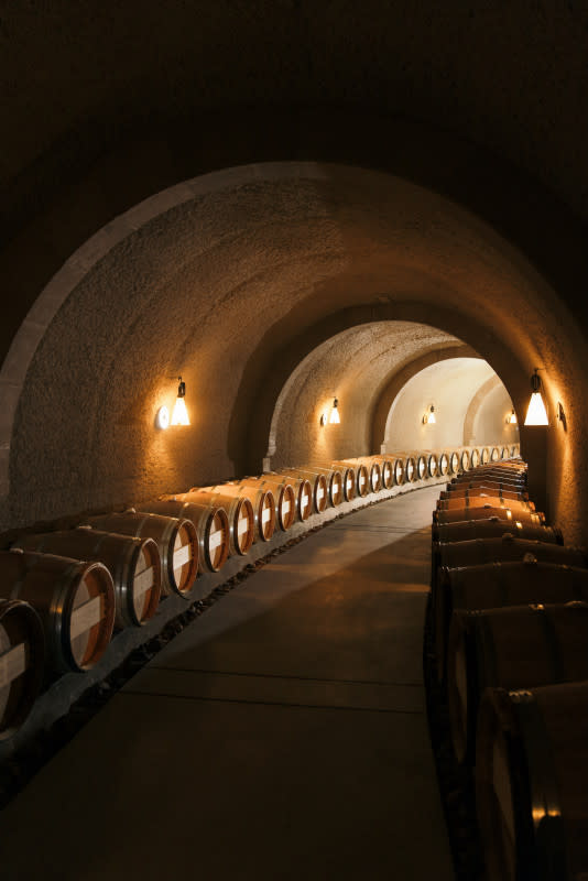 Barrel room at RdV Vineyards<p>Courtesy of RdV Vineyards | Photo by Jennifer Chase</p>