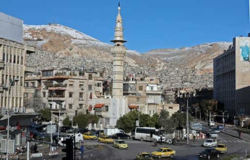 Damascus has been largely insulated from the worst of the violence during the country's brutal nearly eight-year war but several bomb attacks have hit the Syrian capital