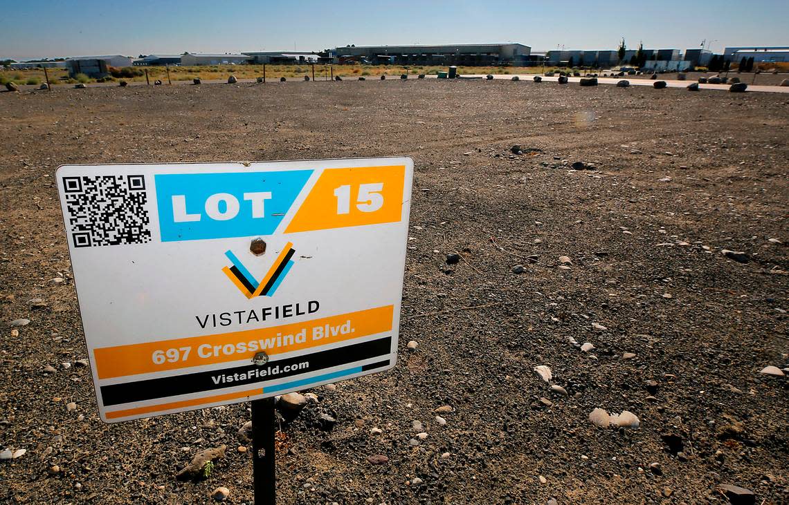 Port of Kennewick officials confirmed the paperwork is signed and a check was collected to close the sale on its first lot at the site of the former Vista Field Airport.