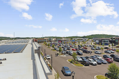 Tanger Outlets Nashville features onsite solar energy infrastructure – one of many features at the property that support the health and well-being of the surrounding community and environment, in line with Tanger’s overall environmental, social, and governance initiatives.
 
Photo credit: Shoootin.com