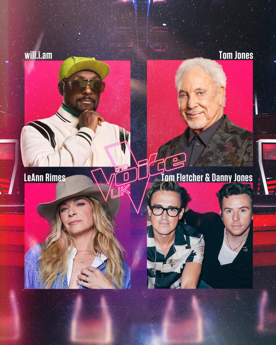 The Voice UK coaches (ITV/PA)