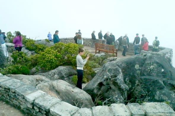 Katie Holmes Table Mountain Cape Town