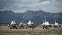 <p>Established in 1946 to store World War II bombers and transports, the yard at the <a href="https://www.dm.af.mil/" rel="nofollow noopener" target="_blank" data-ylk="slk:Davis-Monthan Air Force Base;elm:context_link;itc:0;sec:content-canvas" class="link ">Davis-Monthan Air Force Base</a> outside Tucson holds more than 4,000 military aircrafts. Look out for personal notes etched on some planes by former pilots. The base also <a href="https://www.youtube.com/watch?v=_wuVofb0L-Q" rel="nofollow noopener" target="_blank" data-ylk="slk:made an appearance;elm:context_link;itc:0;sec:content-canvas" class="link ">made an appearance</a> in the 1987 movie <em>Can't Buy Me Love,</em> starring a young Patrick Dempsey. </p>