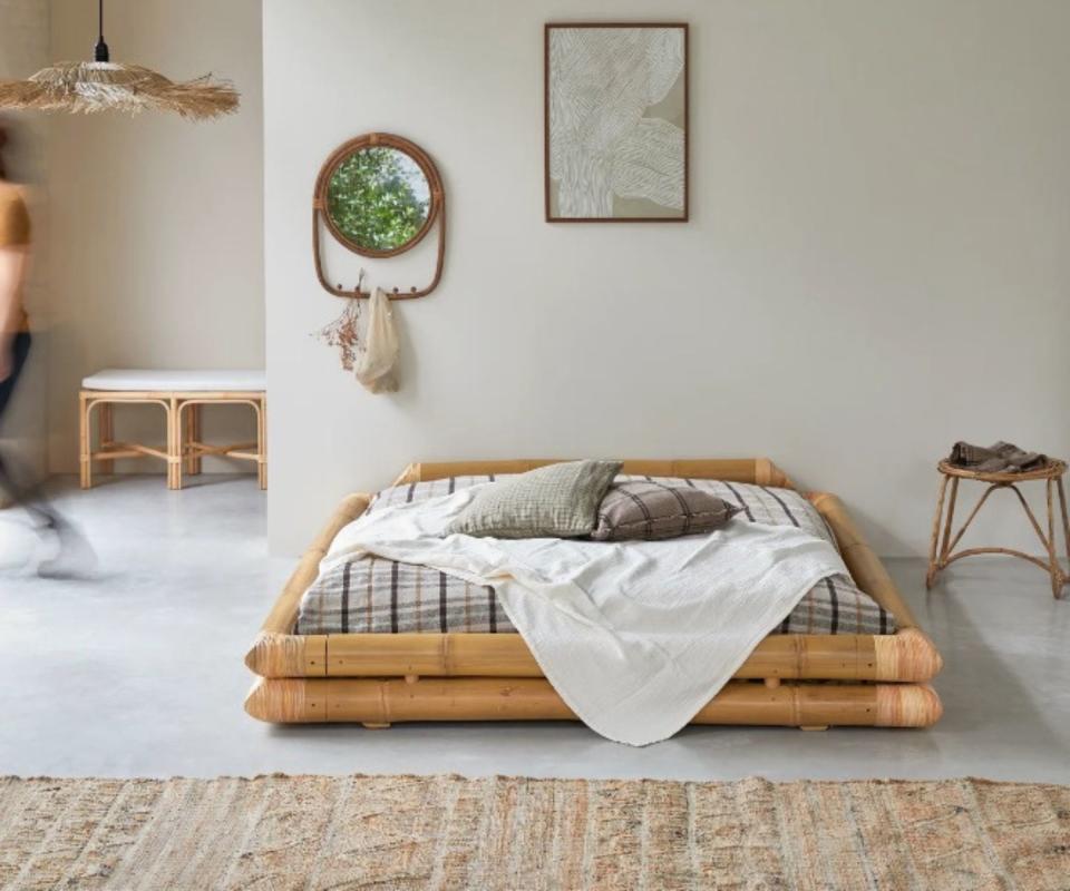 Bamboo platform bed