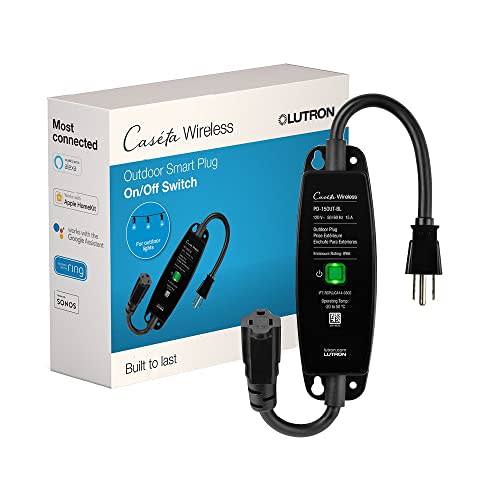 Lutron Cas?ta Weatherproof+ Outdoor Smart Plug (Amazon / Amazon)