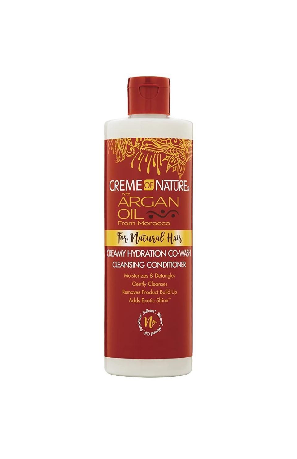 6) Creme of Nature Argan Oil Hair Cleansing Conditioner