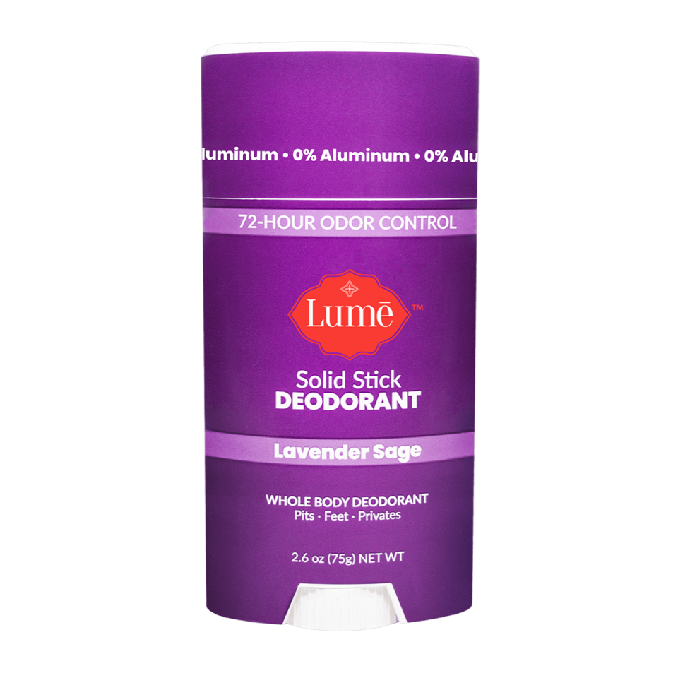 <p><a href="https://go.redirectingat.com?id=74968X1596630&url=https%3A%2F%2Flumedeodorant.com%2Fproducts%2Flavender-sage-solid-stick&sref=https%3A%2F%2Fwww.harpersbazaar.com%2Fbeauty%2Fskin-care%2Fg28570084%2Fbest-aluminum-free-deodorants%2F" rel="nofollow noopener" target="_blank" data-ylk="slk:Shop Now;elm:context_link;itc:0;sec:content-canvas" class="link ">Shop Now</a></p><p>Lavender Sage Solid Deodorant Stick</p><p>lumedeodorant.com</p><p>$14.99</p><span class="copyright">Lumē</span>