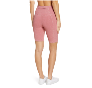 Zella Snow Wash Rib Bike Shorts