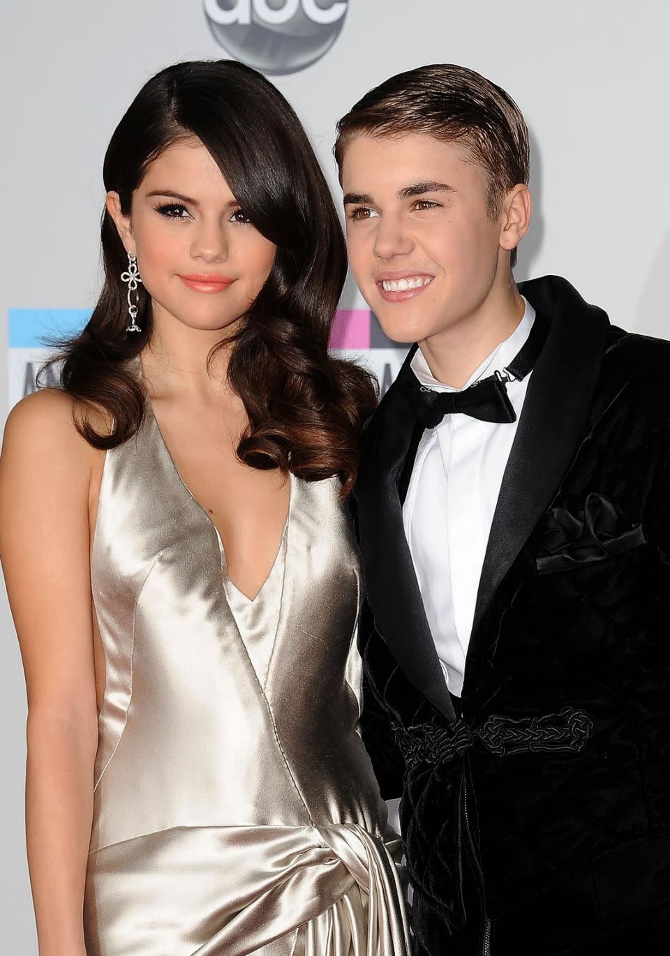 Selena was spotted out with ex-boyfriend Justin Bieber over the weekend. The former couple are pictured here together in 2011. Source: Getty