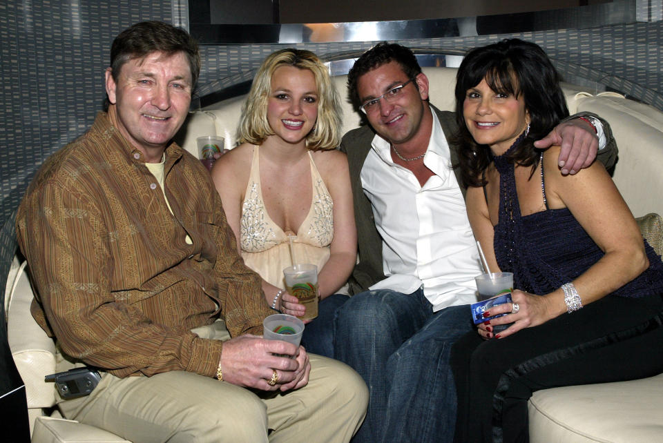 The Spears family with another individual