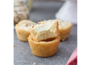 <p>How many times do we joke that if the cookies are small enough, you can have more to make up for the tiny serving size? These almond cookie cups are tiny, adorable and will definitely have you <a href="https://www.thedailymeal.com/eat/guilty-pleasure-foods?referrer=yahoo&category=beauty_food&include_utm=1&utm_medium=referral&utm_source=yahoo&utm_campaign=feed" rel="nofollow noopener" target="_blank" data-ylk="slk:reaching back to the dessert tray for more;elm:context_link;itc:0;sec:content-canvas" class="link ">reaching back to the dessert tray for more</a>.</p> <p><a href="https://www.thedailymeal.com/recipe/easy-almond-cookie-cups?referrer=yahoo&category=beauty_food&include_utm=1&utm_medium=referral&utm_source=yahoo&utm_campaign=feed" rel="nofollow noopener" target="_blank" data-ylk="slk:For the Easy Almond Cookie Cups recipe, click here.;elm:context_link;itc:0;sec:content-canvas" class="link ">For the Easy Almond Cookie Cups recipe, click here.</a></p>