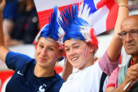 Fans enjoy the pre match atmosphere prior to the 2019 FIFA Women's World Cup France group A match between France and Norway at Stade de Nice on June 12, 2019 in Nice, France. (Photo by Michael Regan/Getty Images)