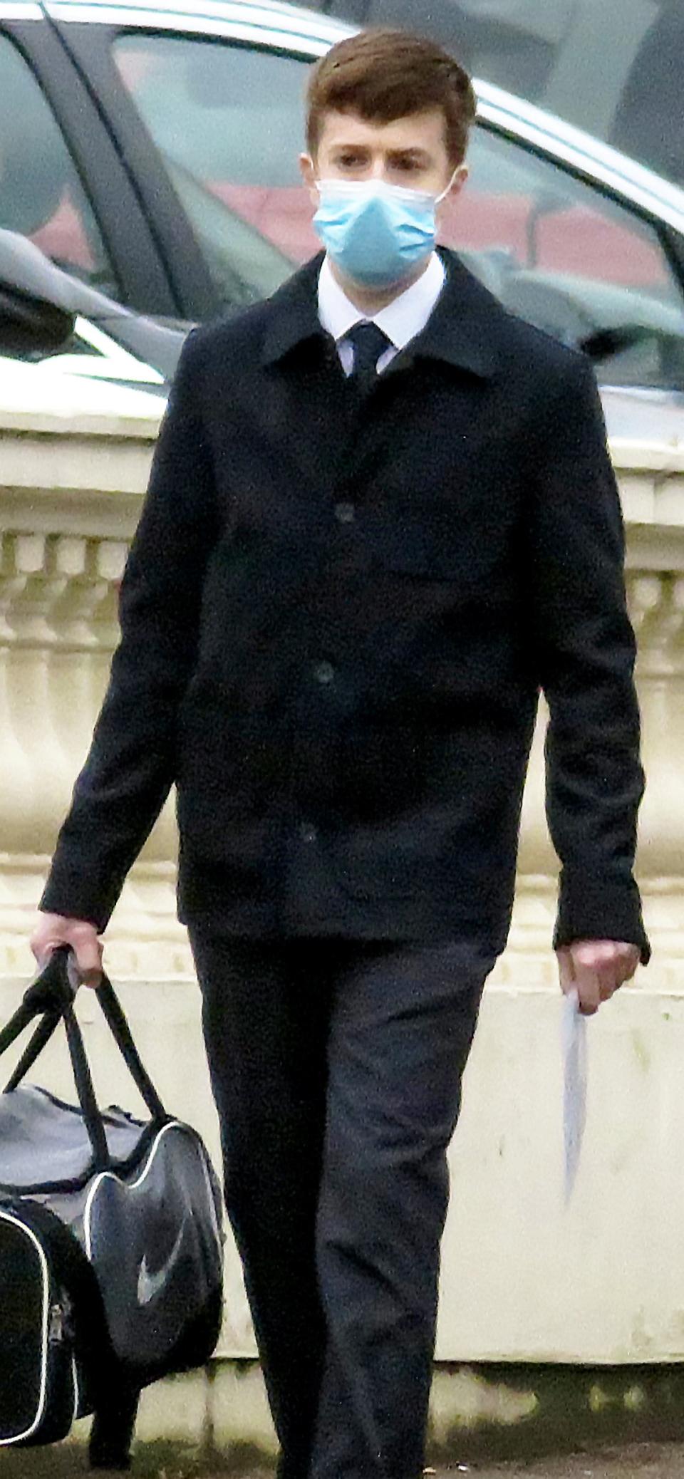 Simmons arriving at Warwick Crown Court on Friday(swns)