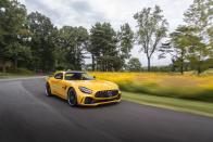 <p>While most of the cars on this list sharing nameplates have competed in different segments at different times, the <a href="https://www.caranddriver.com/nissan/gt-r" rel="nofollow noopener" target="_blank" data-ylk="slk:Nissan GT-R;elm:context_link;itc:0;sec:content-canvas" class="link ">Nissan GT-R</a> and the <a href="https://www.caranddriver.com/mercedes-amg/gt-r-gt-r-pro-2019" rel="nofollow noopener" target="_blank" data-ylk="slk:Mercedes-AMG GT R;elm:context_link;itc:0;sec:content-canvas" class="link ">Mercedes-AMG GT R</a> are about as direct as competitors get today. They're both front-engine, two-door performance coupes bordering on supercar territory and are flagships for their respective manufacturers, with stickers in the low-six-figure range. But the way they go about delivering their blistering performance is very different.</p><p>Where the Mercedes is a refined scalpel of a driving tool, the Nissan is a sledgehammer. And while they both employ twin turbochargers and dual-clutches, with engines displacing 3.8 and 4.0 liters, the Mercedes GT R's V-8 drives the rear wheels, while the Nissan GT-R's V-6 channels its muscle to all four. Still, if someone told us they drove a $150K-plus giant-slaying import sports car called "GTR," we'd have to ask which one they meant.</p>