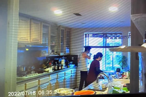 An alleged screen grab of Dr. Yue Yu and her husband, Dr. Jack Chen. (via Hittelman Family Law Group)