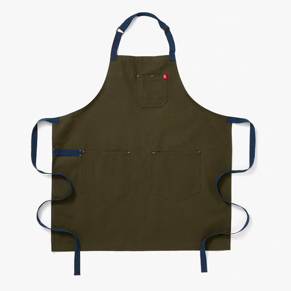 <p><a href="https://go.redirectingat.com?id=74968X1596630&url=https%3A%2F%2Fwww.hedleyandbennett.com%2Fproducts%2Fthe-essential-apron-olive&sref=https%3A%2F%2Fwww.bestproducts.com%2Flifestyle%2Fg1453%2Ffathers-day-gifts-ideas%2F" rel="nofollow noopener" target="_blank" data-ylk="slk:Shop Now;elm:context_link;itc:0" class="link ">Shop Now</a></p><p>Olive Green Apron</p><p>$85.00</p><p>hedleyandbennett.com</p>