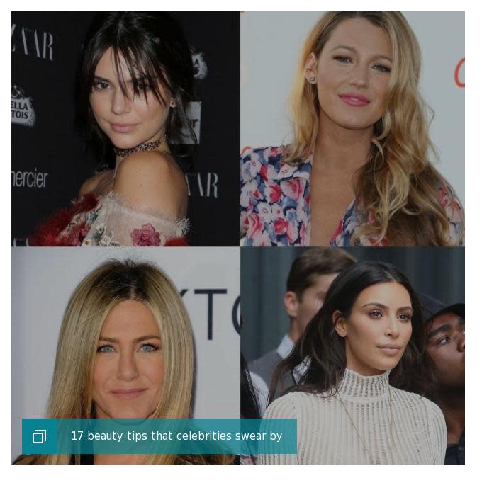 Celebrity beauty tips