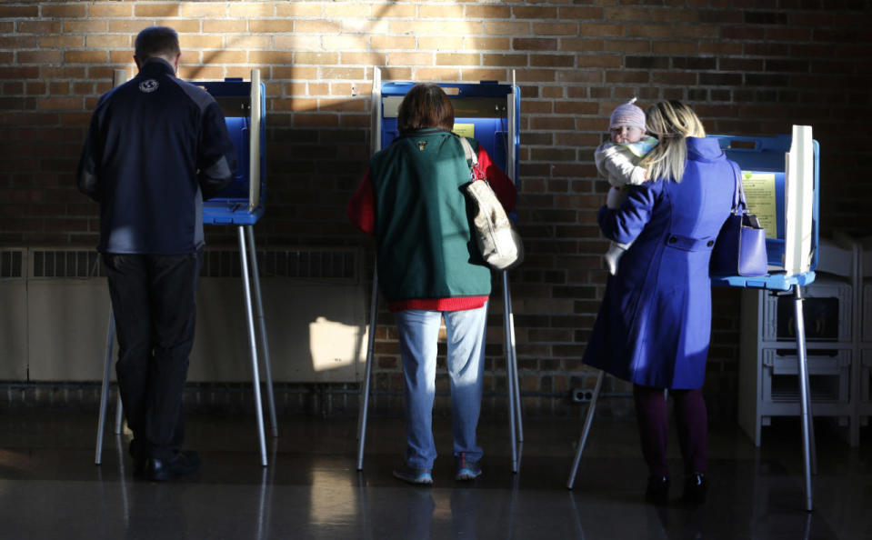 Milwaukee voters cast their ballots