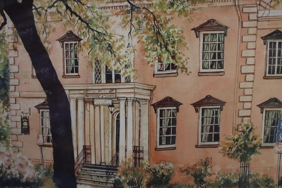 “The Olde Pink House” by Gregory Myrick.