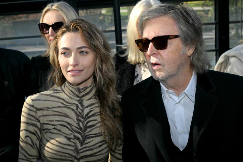 “She’s very innovative and is finding a way to make activism chic,” said Paris Jackson of supporting Paul McCartney’s daughter Stella at her Paris fashion week show. AFP via Getty Images