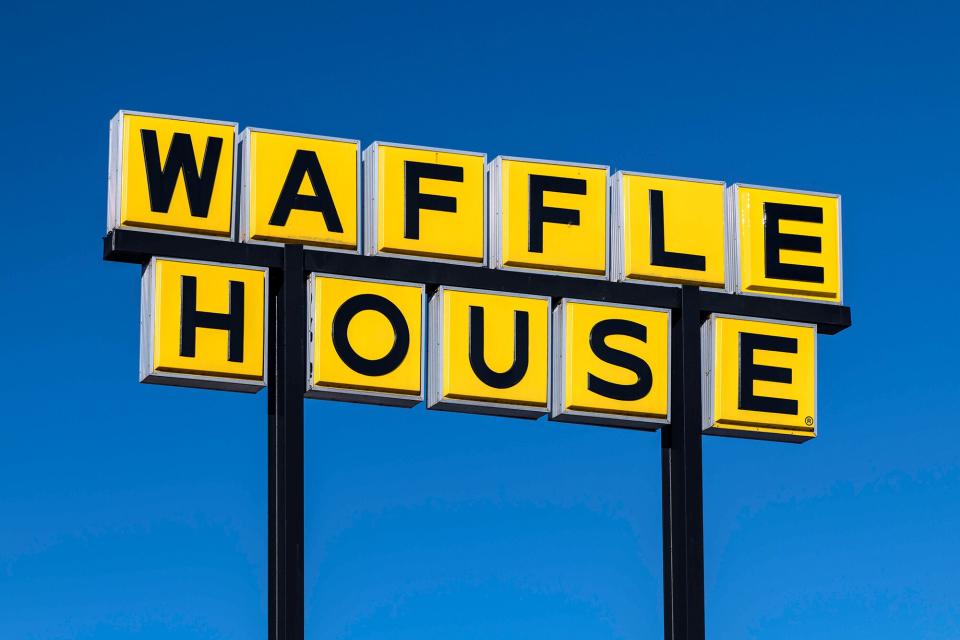 A Waffle House restaurant in Kissimmee, FL