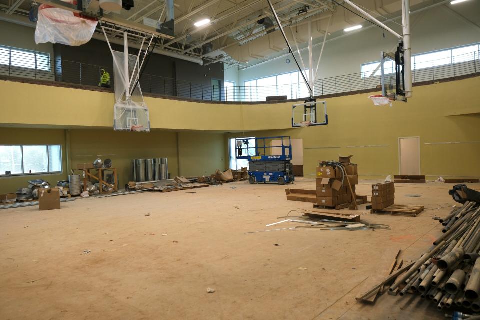 The new senior wellness center will feature a full-size gymnasium for basketball and pickleball.